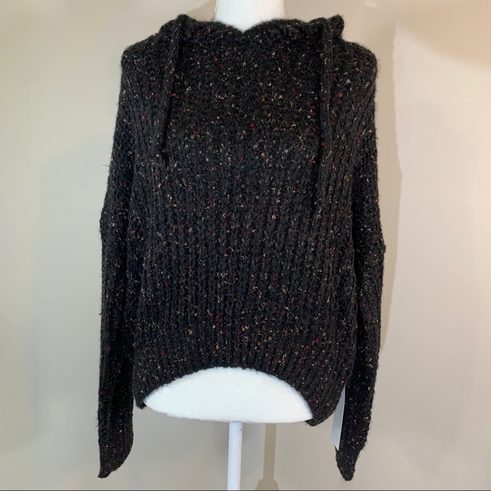 Lumiere Chunky Speckled Oversized Hoodie S…